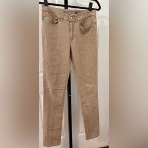David Chase Made in Italy Cashmere Cotton Pant Jean Size 28